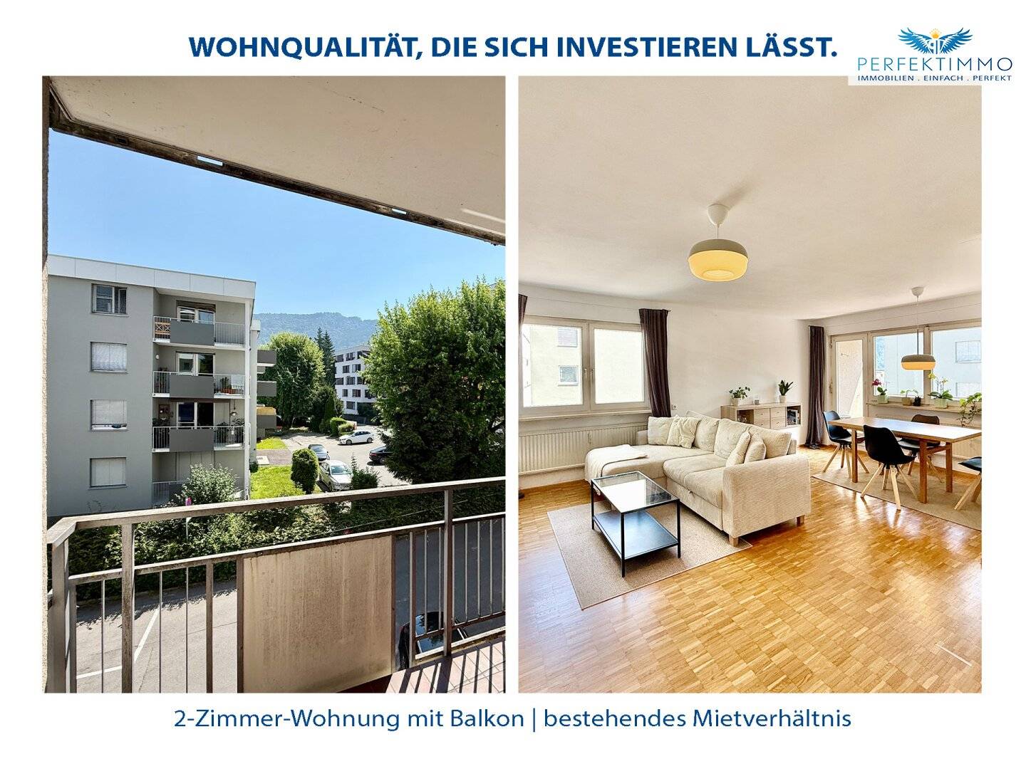 2-Zimmer-Wohnung mit Perspektive – investieren in Bregenz