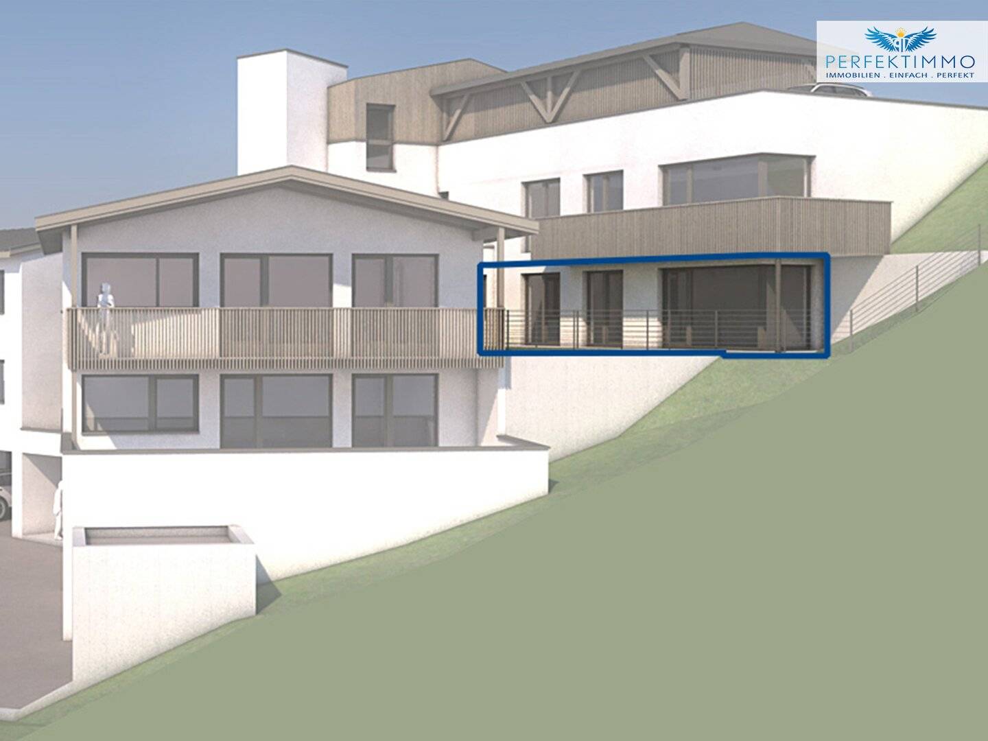 Neubau: Wohnen mit Rifflerblick - Gartenwohnung Top 6 - wohnbaugefördert!