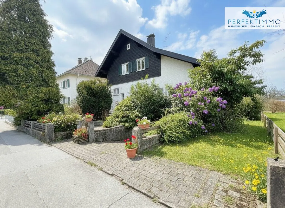 Haus mit großem Garten und Gestaltungspotenzial