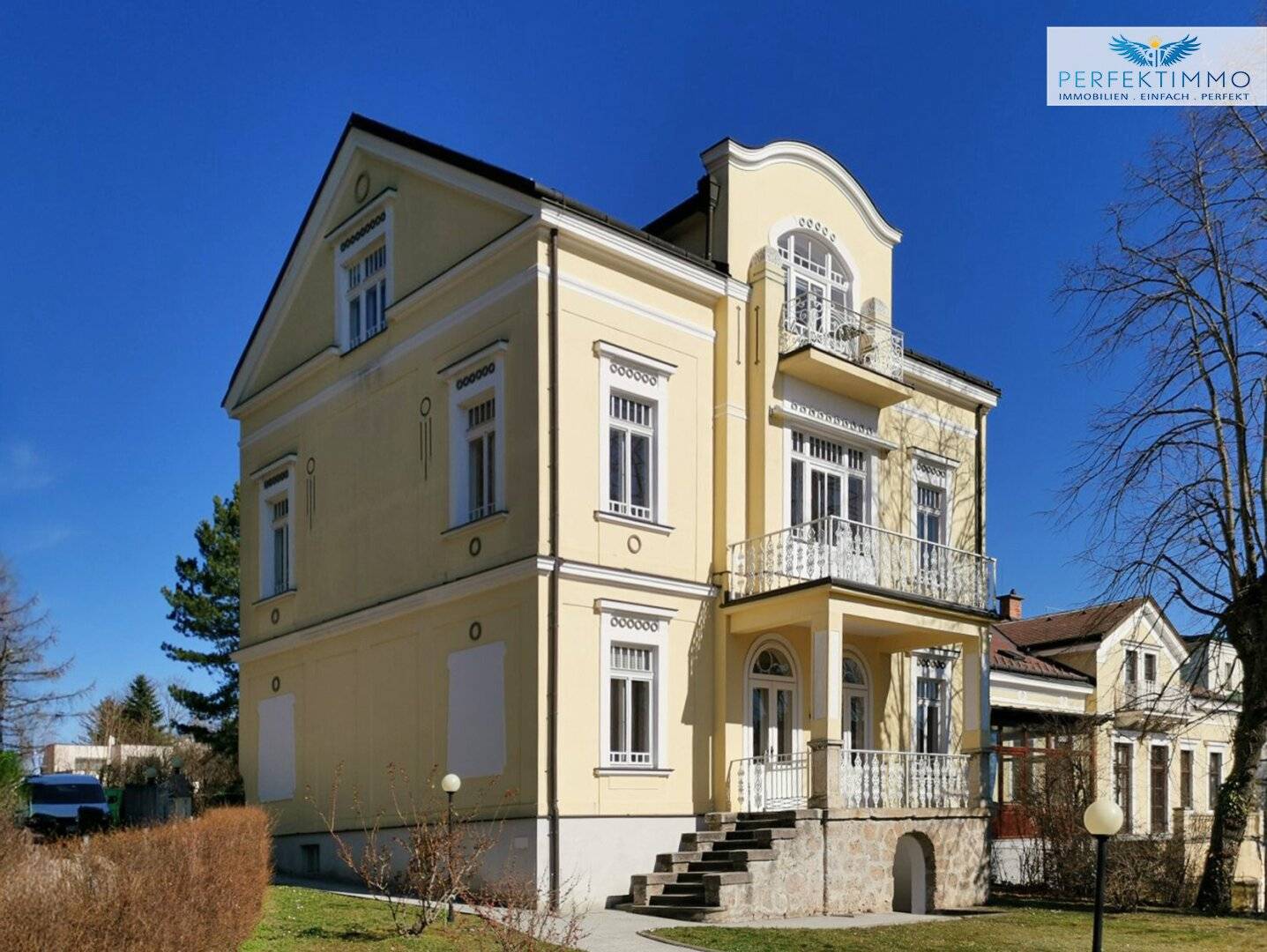 Repräsentative Jahrhundertwende-Villa in Bad Vöslau - Wohnen/Büro
