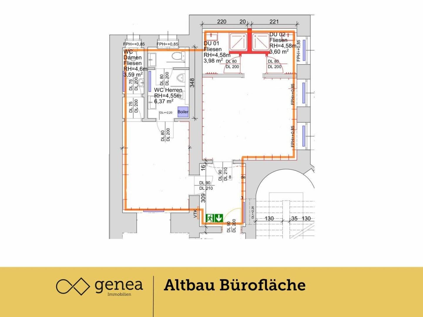 Bürofläche mit 60,53 m² im Hochparterre – barrierefrei erreichbar und flexibel gestaltbar