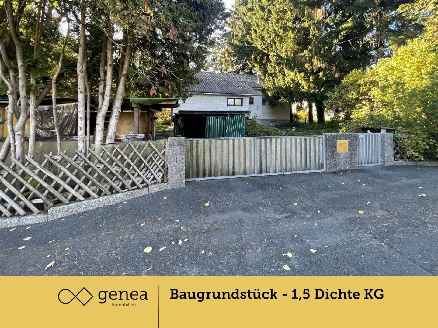 Hart bei Graz - Bauträgergrundstück mit einer Dichte von 1,5 im Kerngebiet - mit Altbestand