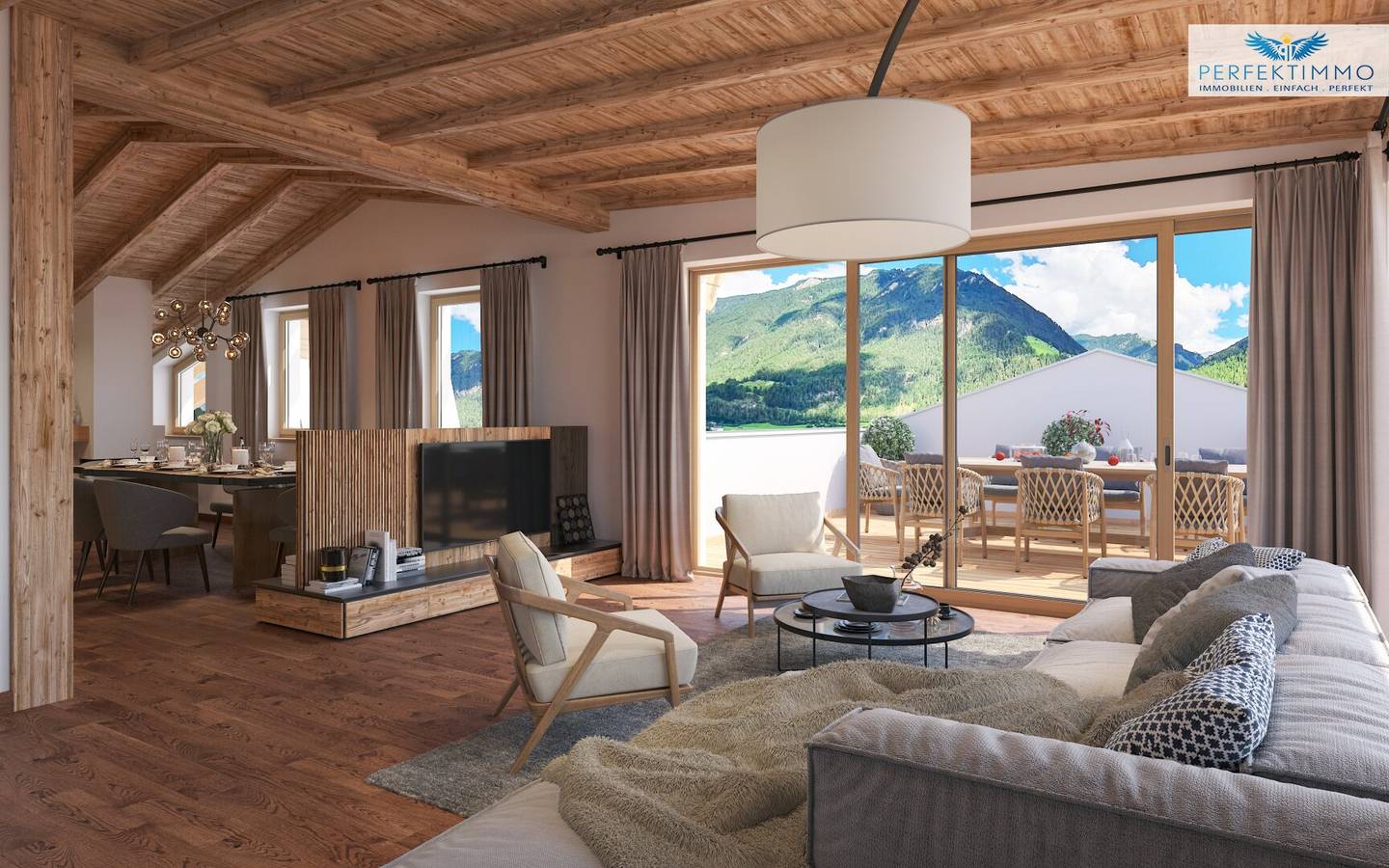 Exklusives Penthouse mit privatem Aufzug