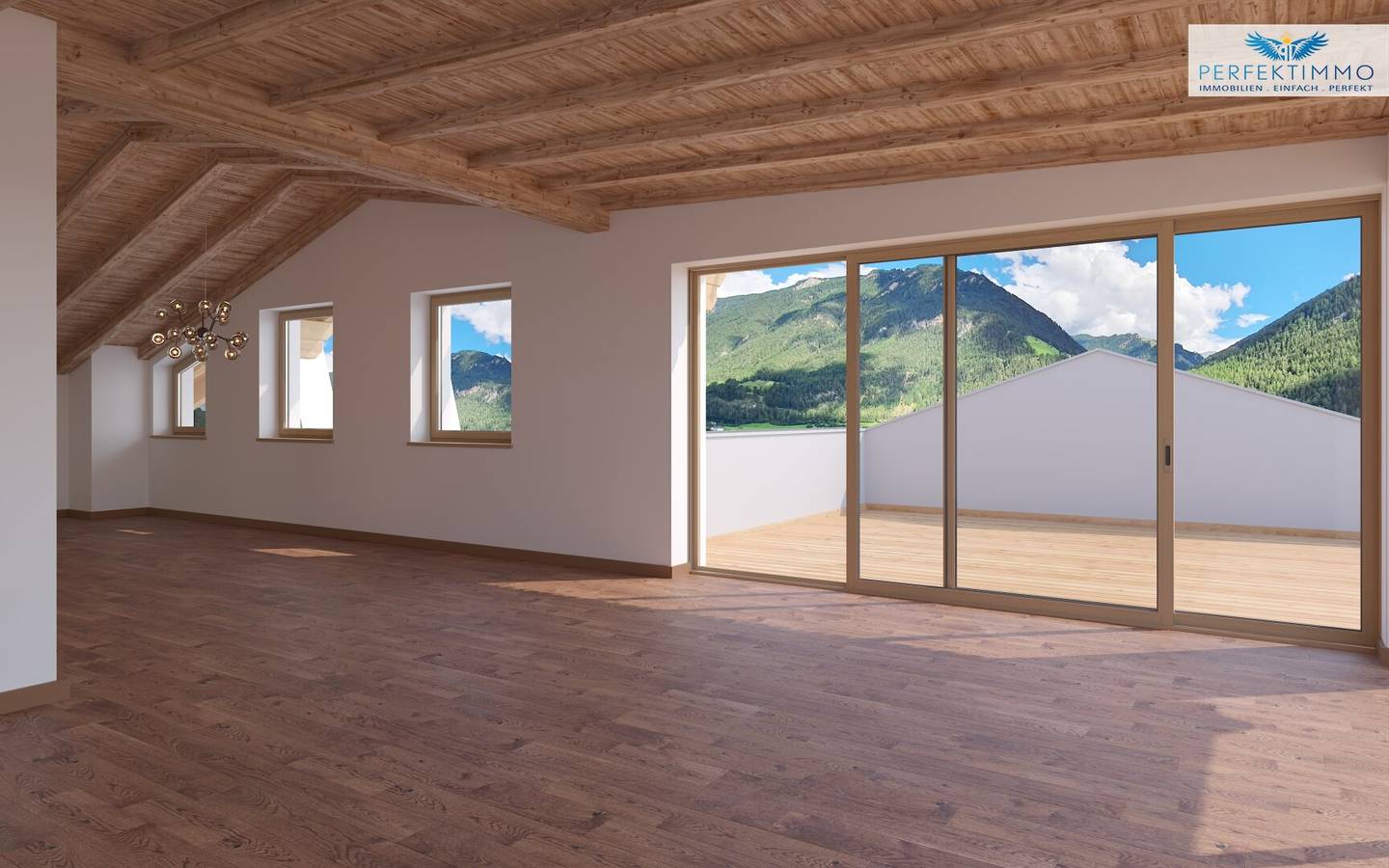 Exklusives Penthouse mit privatem Aufzug