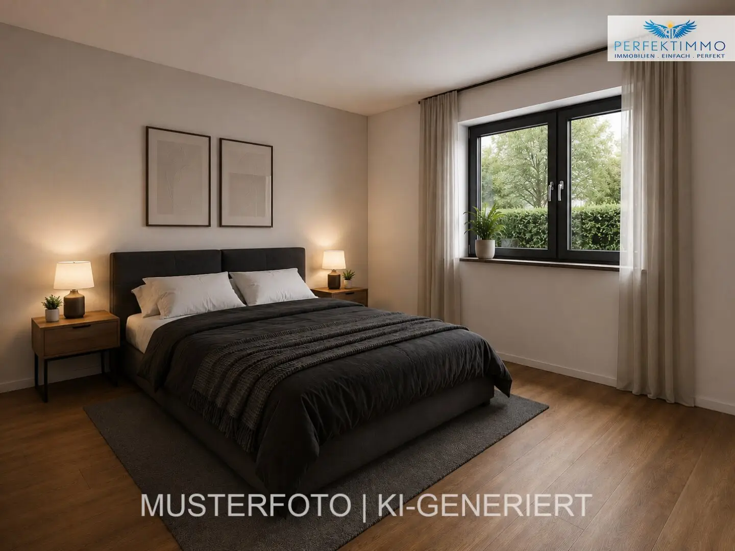 Hochwertige Neubauwohnung mit Terrasse und Garten für Anleger