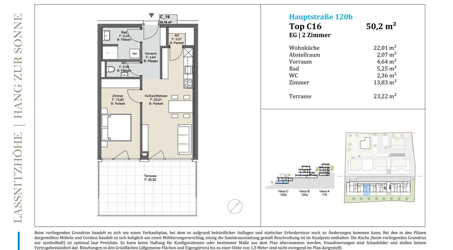2-Zimmer-Wohnung mit sonniger Terrasse! **Laßnitzhöhe**
