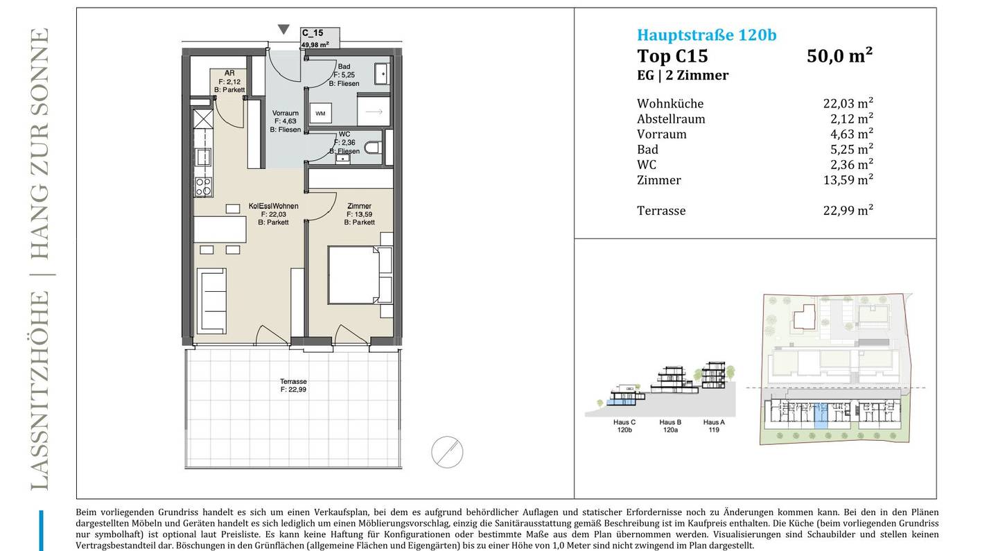 2-Zimmer-Erdgeschoßwohnung mit gemütlicher Terrasse! **Laßnitzhöhe**