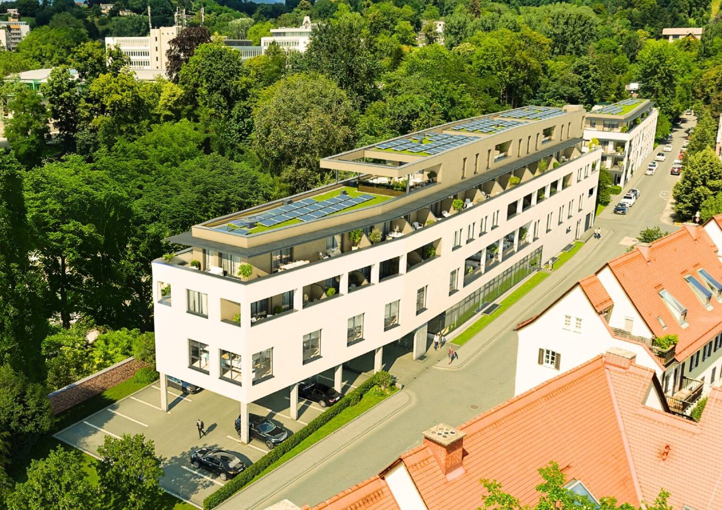 **Lindweg**  Stilvoll wohnen im begehrten Bezirk Graz-Geidorf! **Fertigstellung 2027**