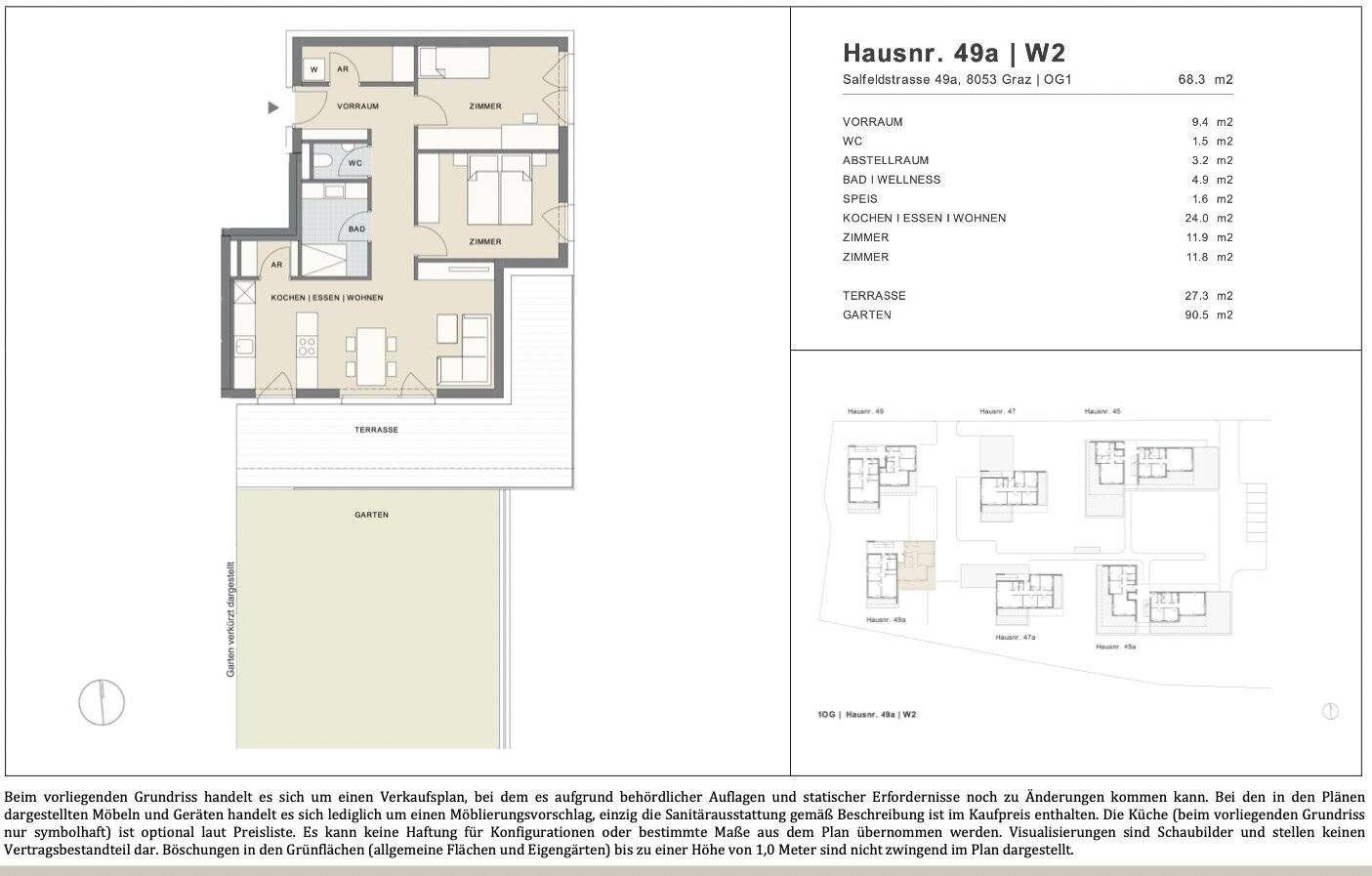 Energieeffizientes Neubauprojekt 3-Zimmer Gartenwohnung