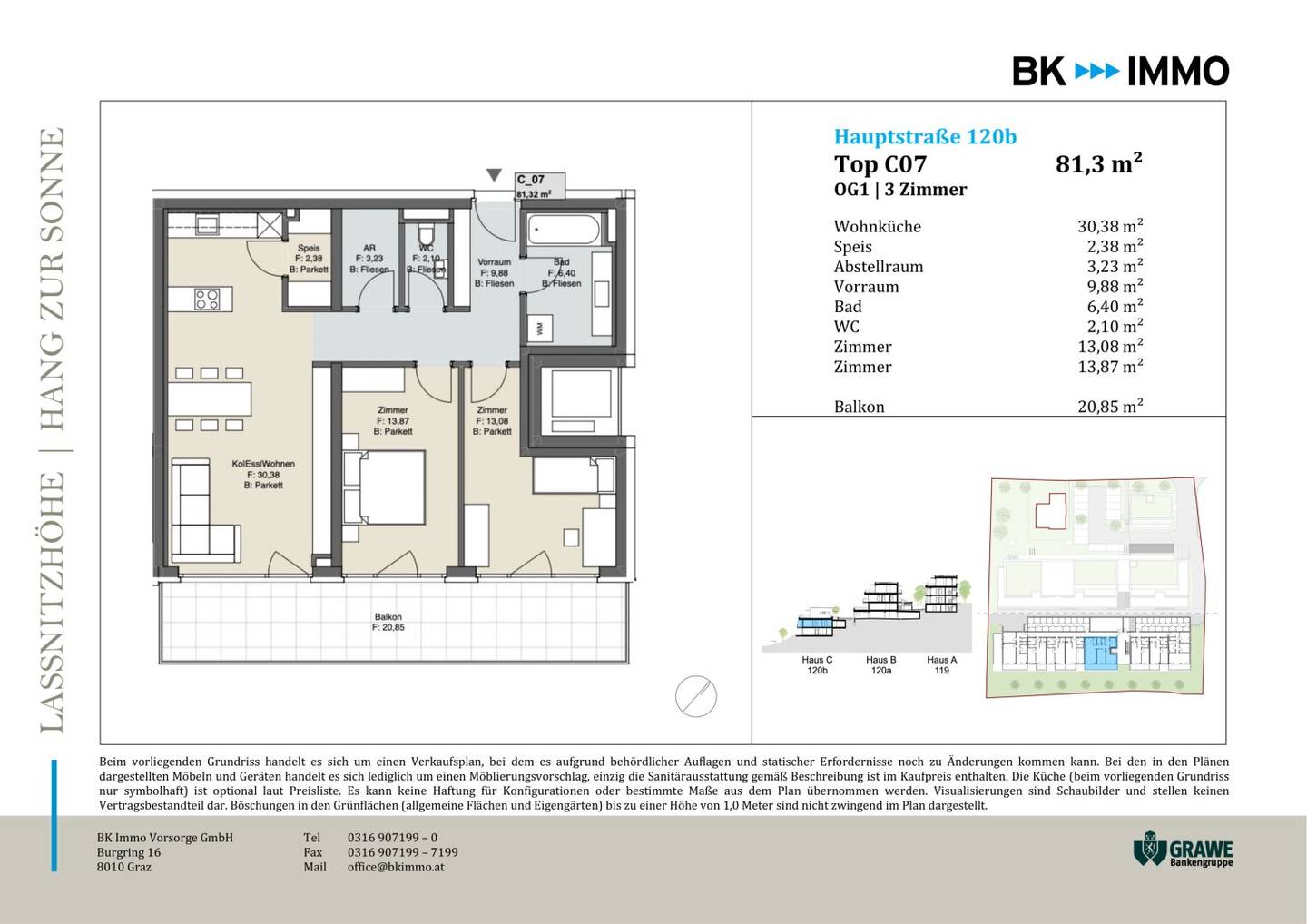 3-Zimmer-Wohnung mit Balkon und offener Küche! **Laßnitzhöhe**
