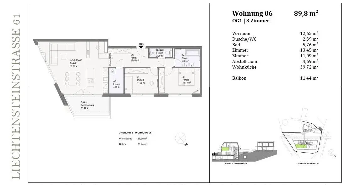 Elegante 3-Zimmer-Residenz mit Balkon und modernem Wohnkomfort