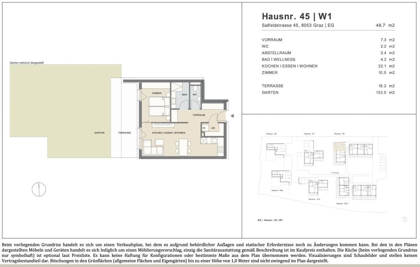 Energieeffizientes Neubauprojekt 2-Zimmer Gartenwohnung