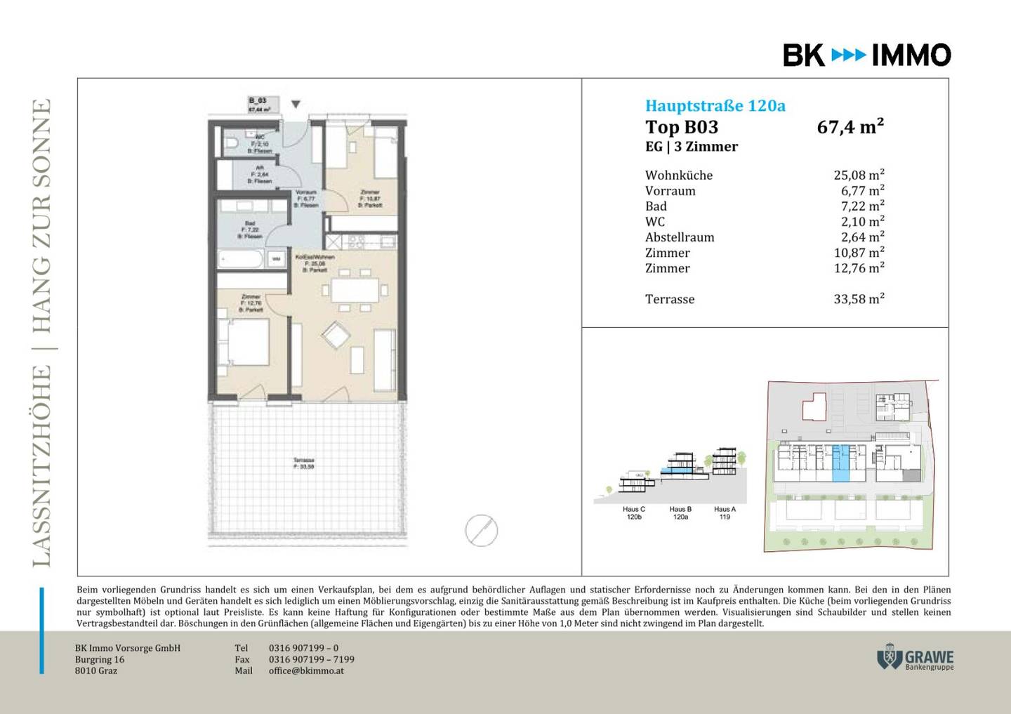 Terrassenwohnung mit 3-Zimmer und traumhaftem Ausblick! **Laßnitzhöhe**