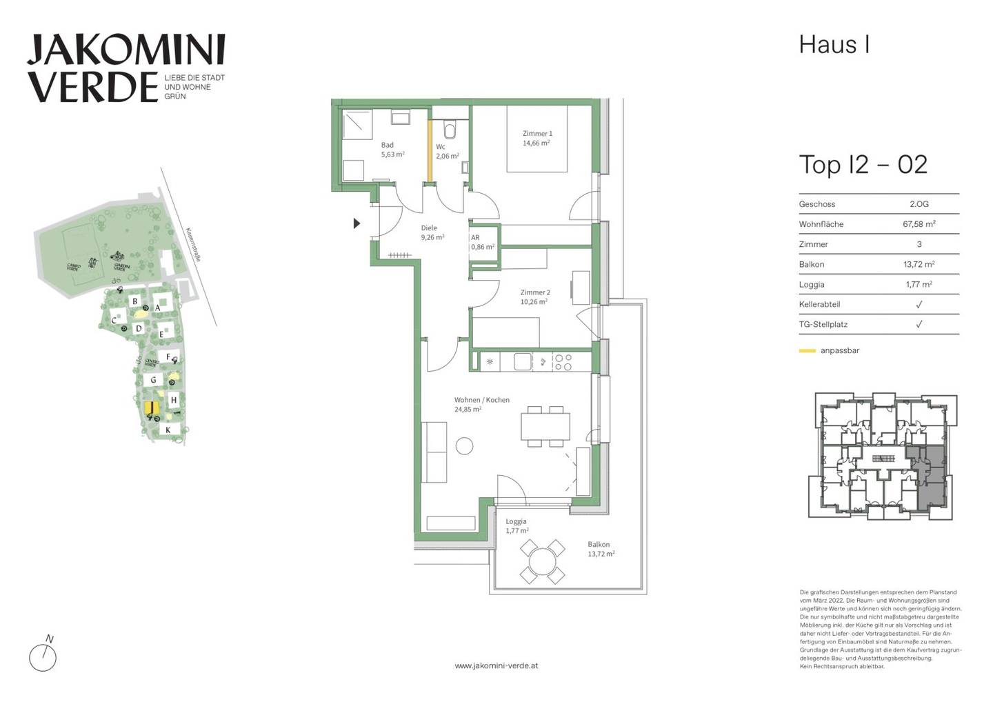 **Jakomini-Verde**  Anleger aufgepasst - wohnen in Top Lage modern, urban und innovativ!
