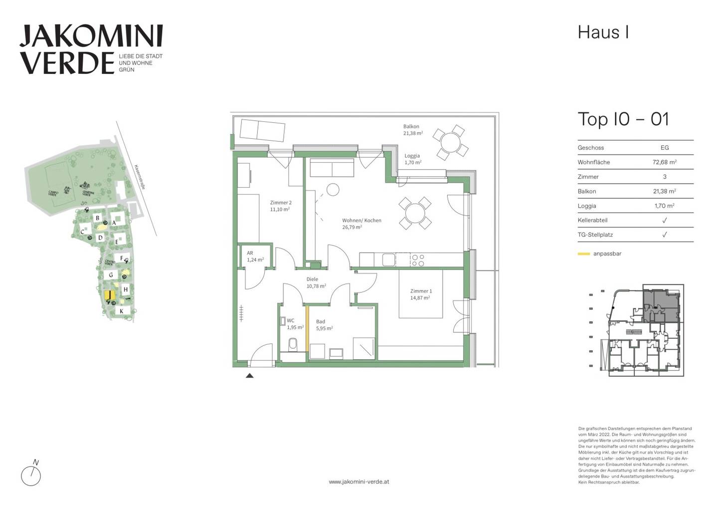 **Jakomini-Verde** Wohnen in Top Lage modern, urban und innovativ!
