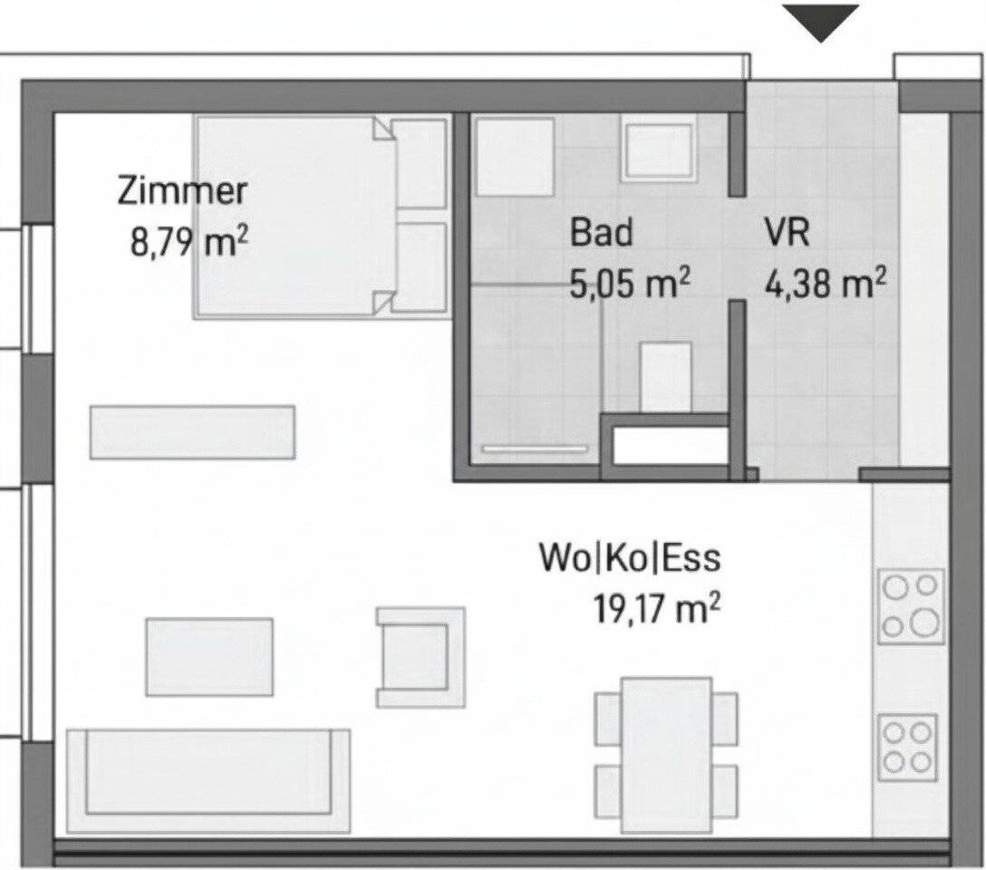 Kompakte Anlegerwohnung mit starker Vermietbarkeit in Graz