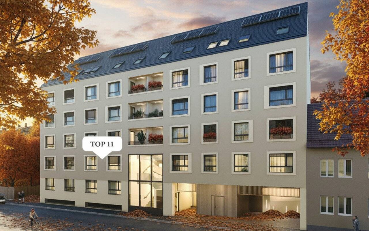 Moderne 2-Zimmer-Wohnung mit Balkon im 1. Obergeschoss