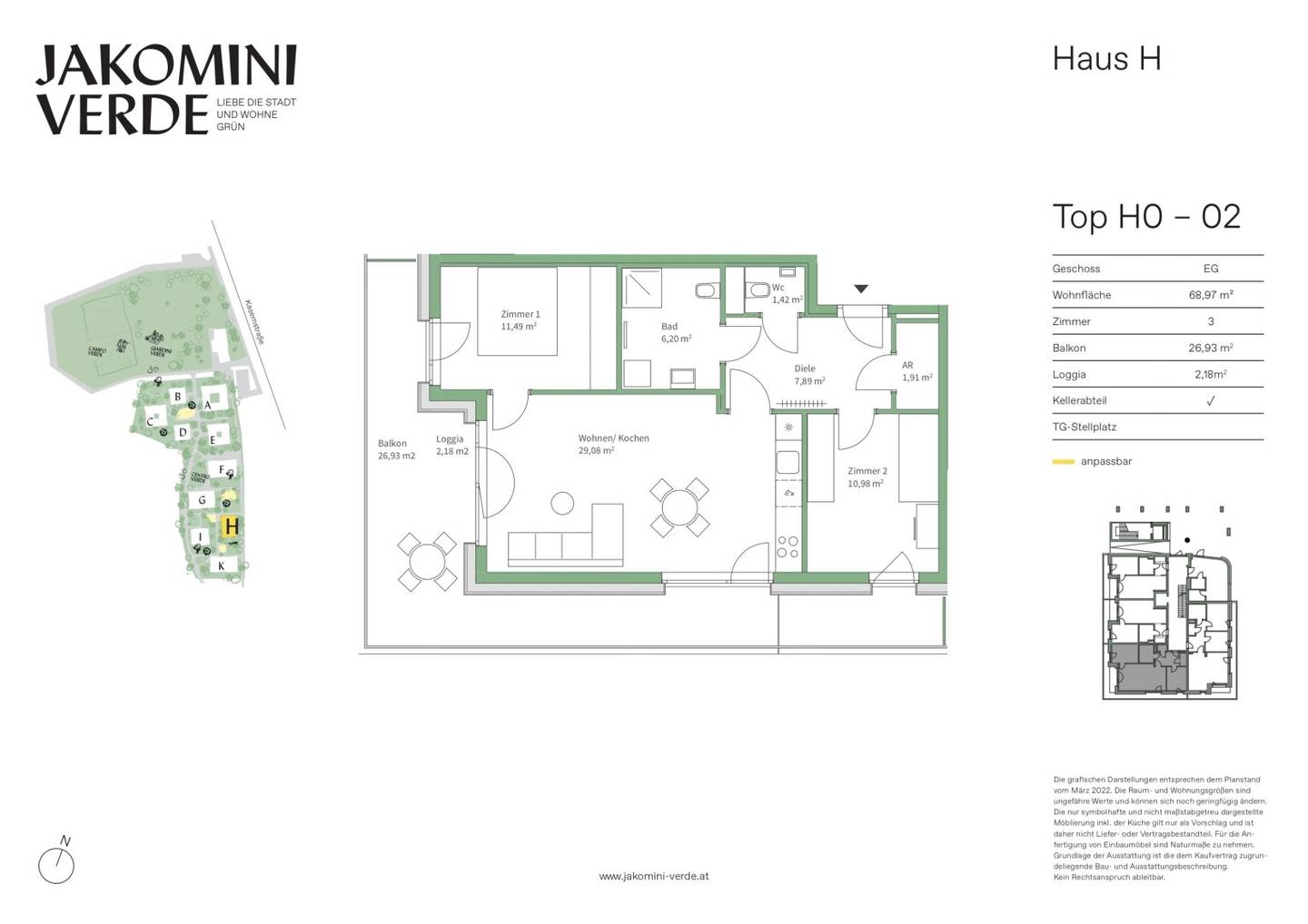 Perfekt für kleine Familien – 3 Zimmer in Graz-Jakomini