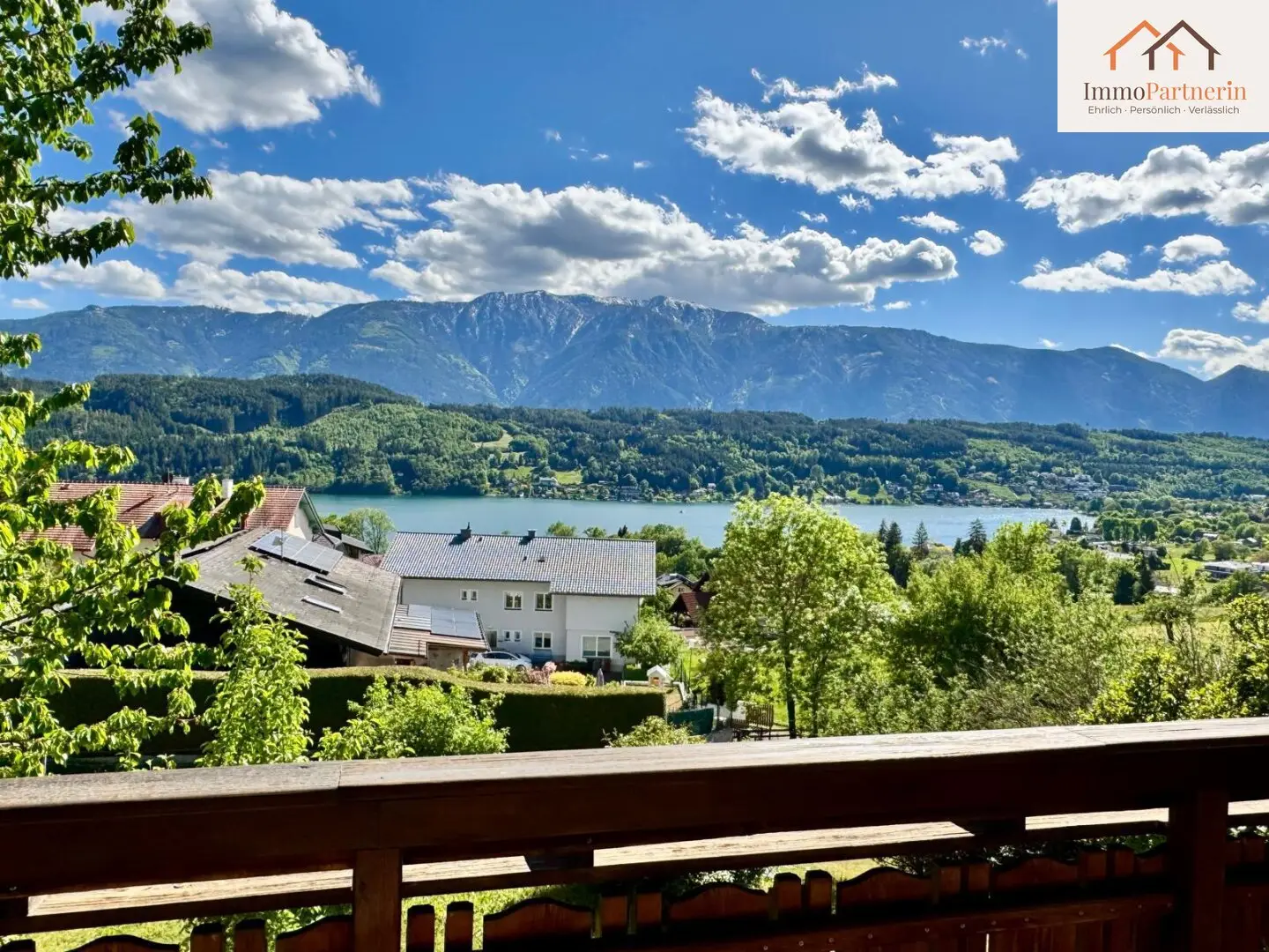 Seeblick & 1.056 m² Grund: Familienhaus in sonniger Ruhelage von Seeboden