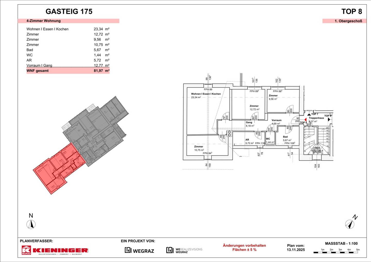 Sommer-Special für Schnellentschlossene! - 4 Zimmer Eigentumswohnung in Bad Aussee - Gasteig