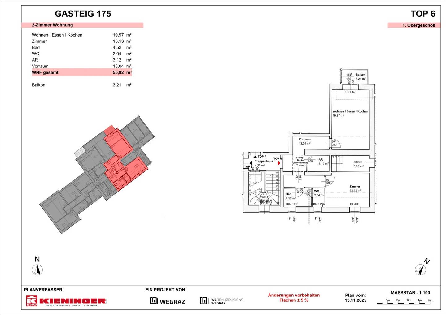 Sommeraktion: Jetzt zum attraktiven Vorzugspreis sichern!“ | 2 Zimmer-Wohnung mit Balkon in Bad Aussee - Gasteig