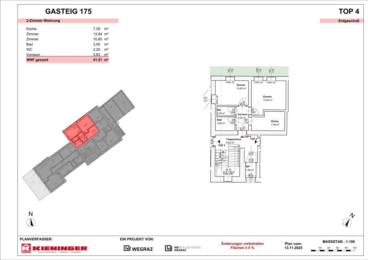 Sommerpreis statt Standardpreis! | 2,5 Zimmer Eigentumswohnung in Bad Aussee - Gasteig