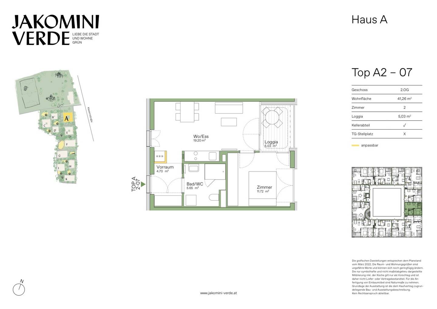 Attraktive kompakte 2-Zimmer-Anlegerwohnung in moderner Wohnhausanlage mit bester Infrastruktur