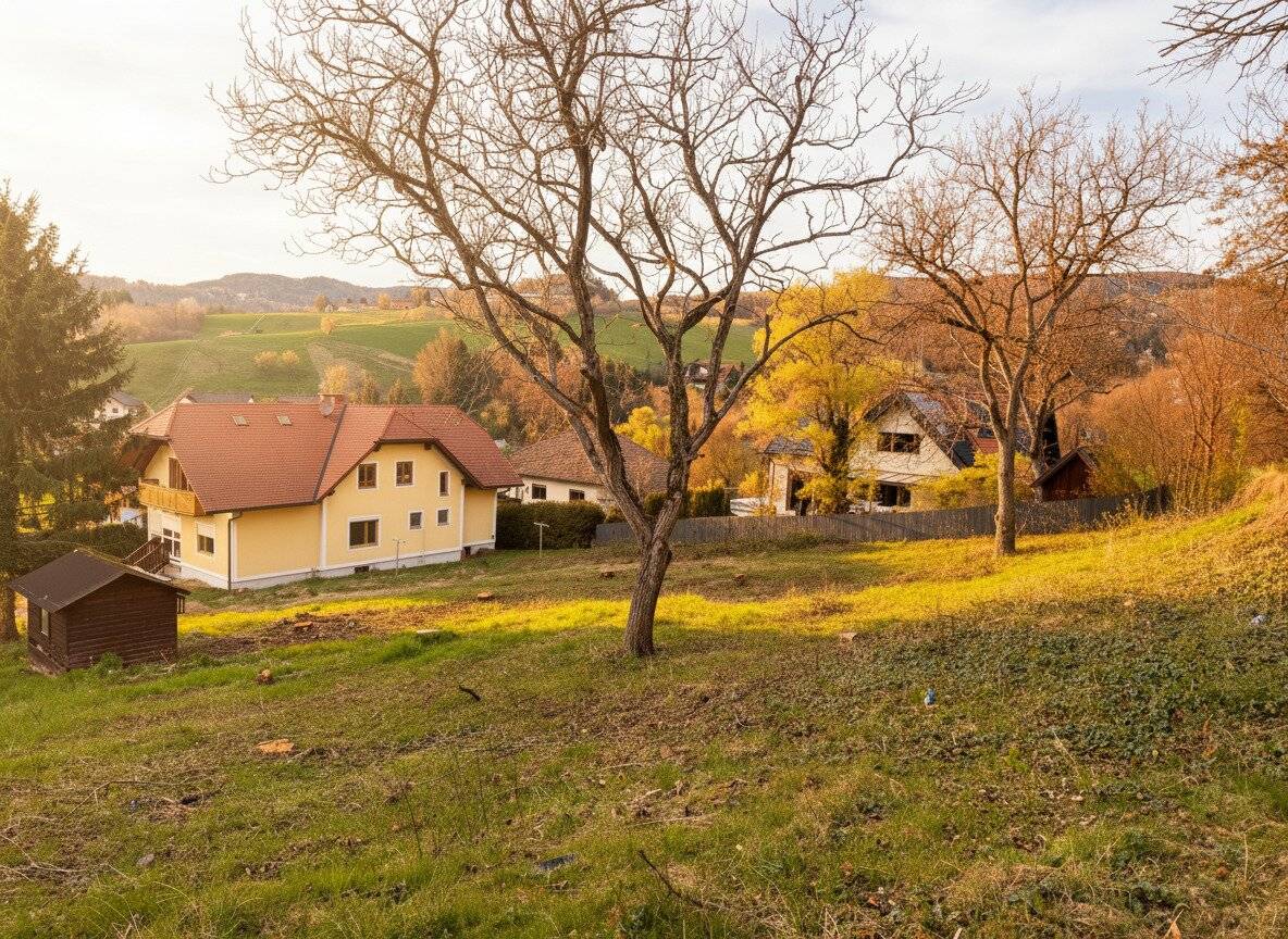 Großzügiges Grundstück in sonniger Hanglage von Graz-Andritz zu verkaufen!