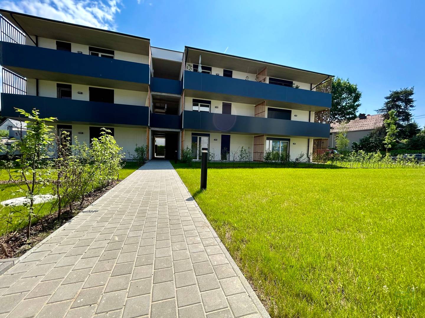 New build apartment Graz Straßgang balcony