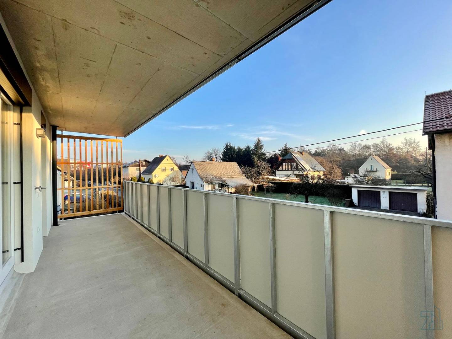 Wohnung mit großem Balkon befristet vermietet