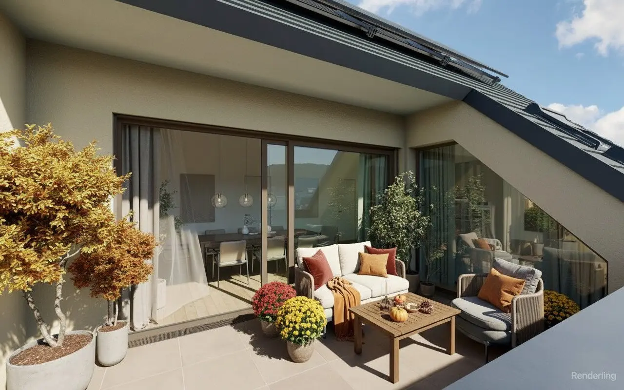 Attraktive Penthousewohnung mit Terrasse