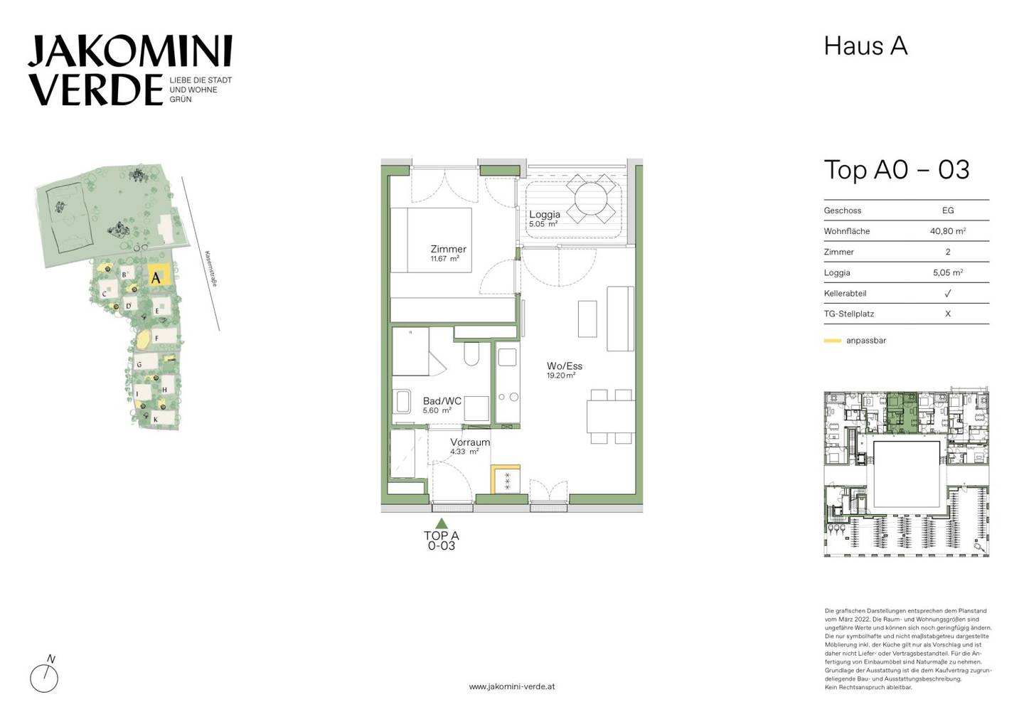 **Nachhaltig und innovativ** Gemütliche 2-Zimmer-Wohnung mit Balkon!
