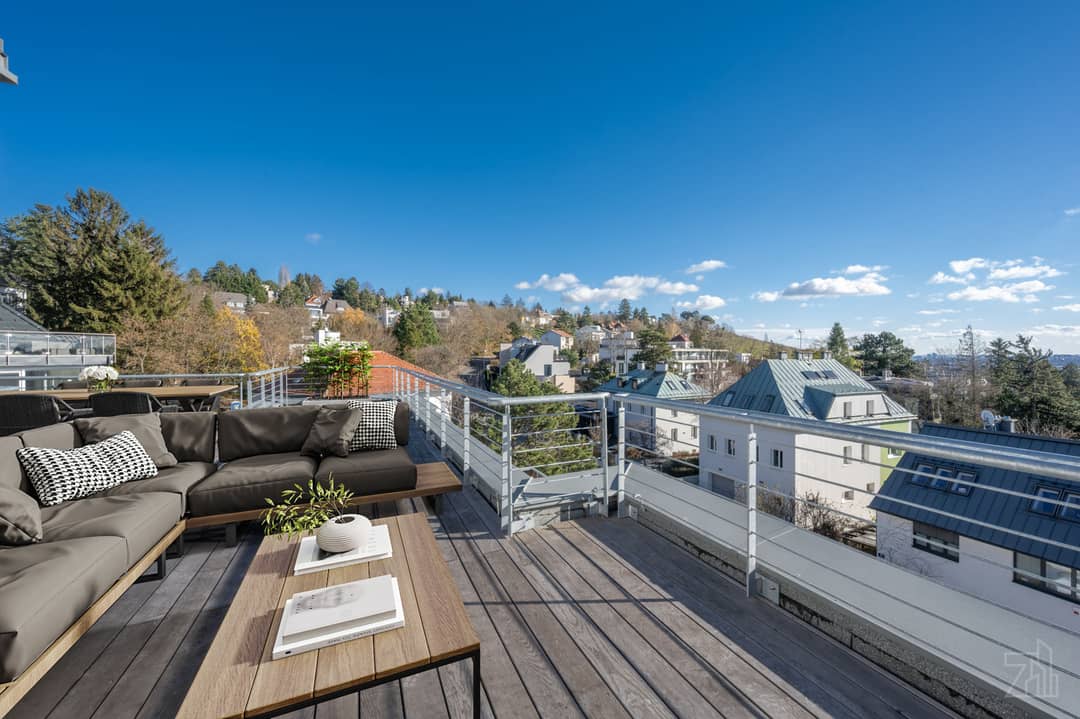 Dachgeschosswohnung Traumausblick Dachterrasse