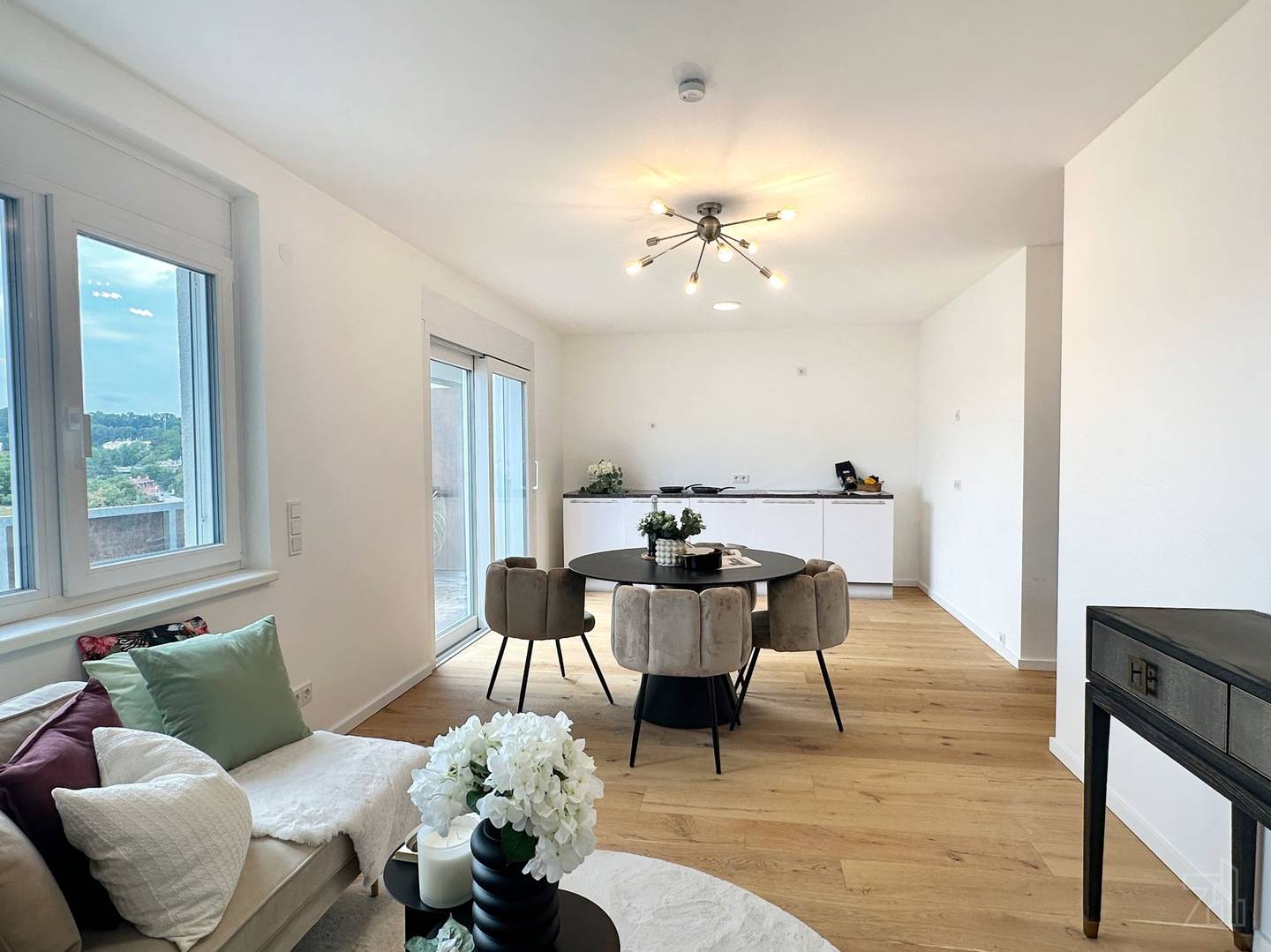 Wohnung mit Terrasse und Garten nahe Schlosspark