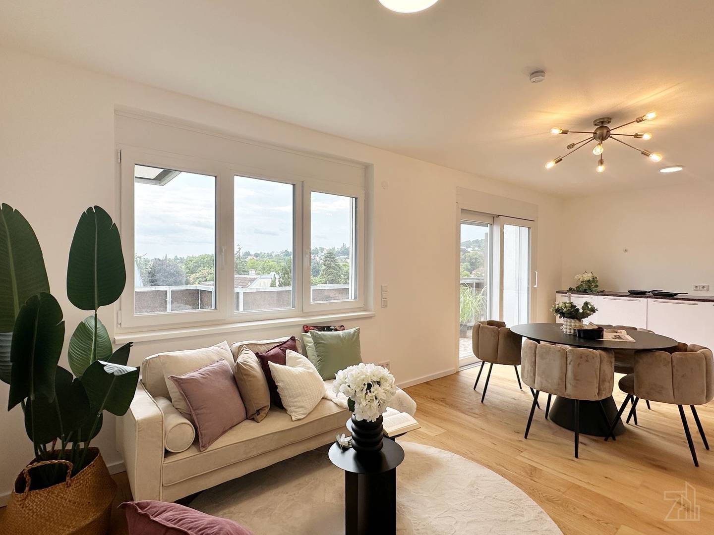 Wohnung mit Terrasse und Garten nahe Schlosspark