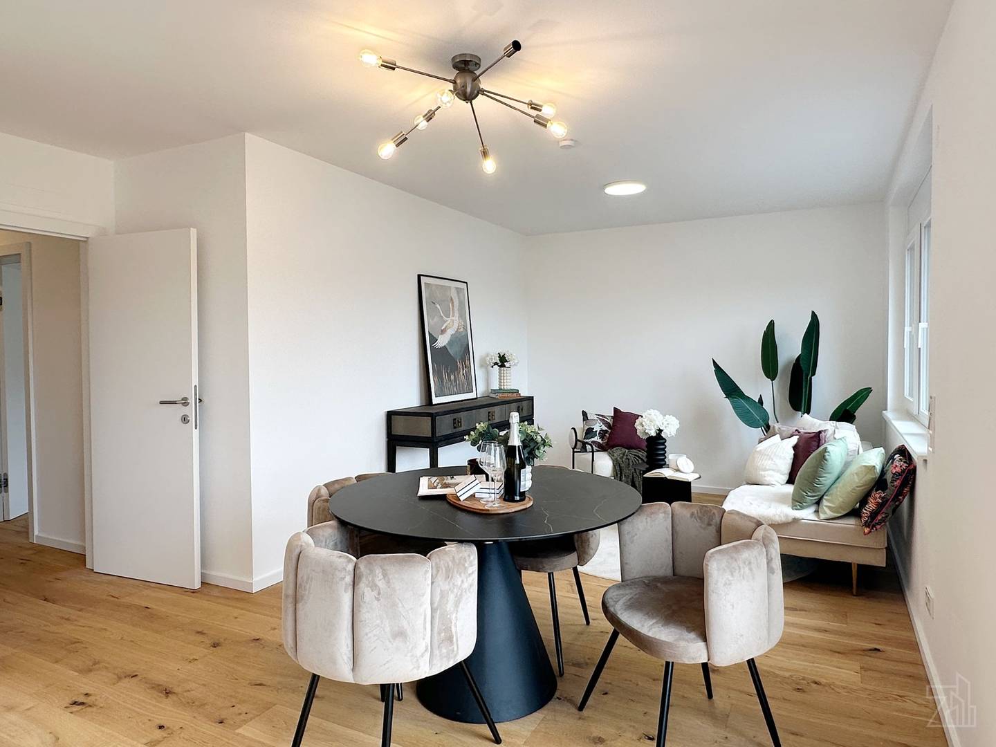 Wohnung mit Terrasse und Garten nahe Schlosspark