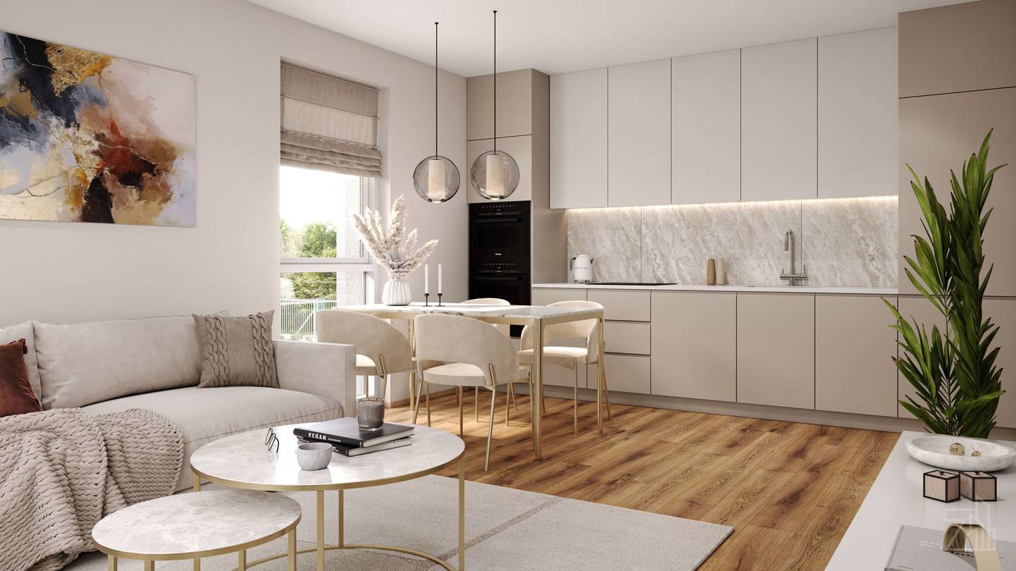 Ground floor apartment with garden terrace in a quiet location