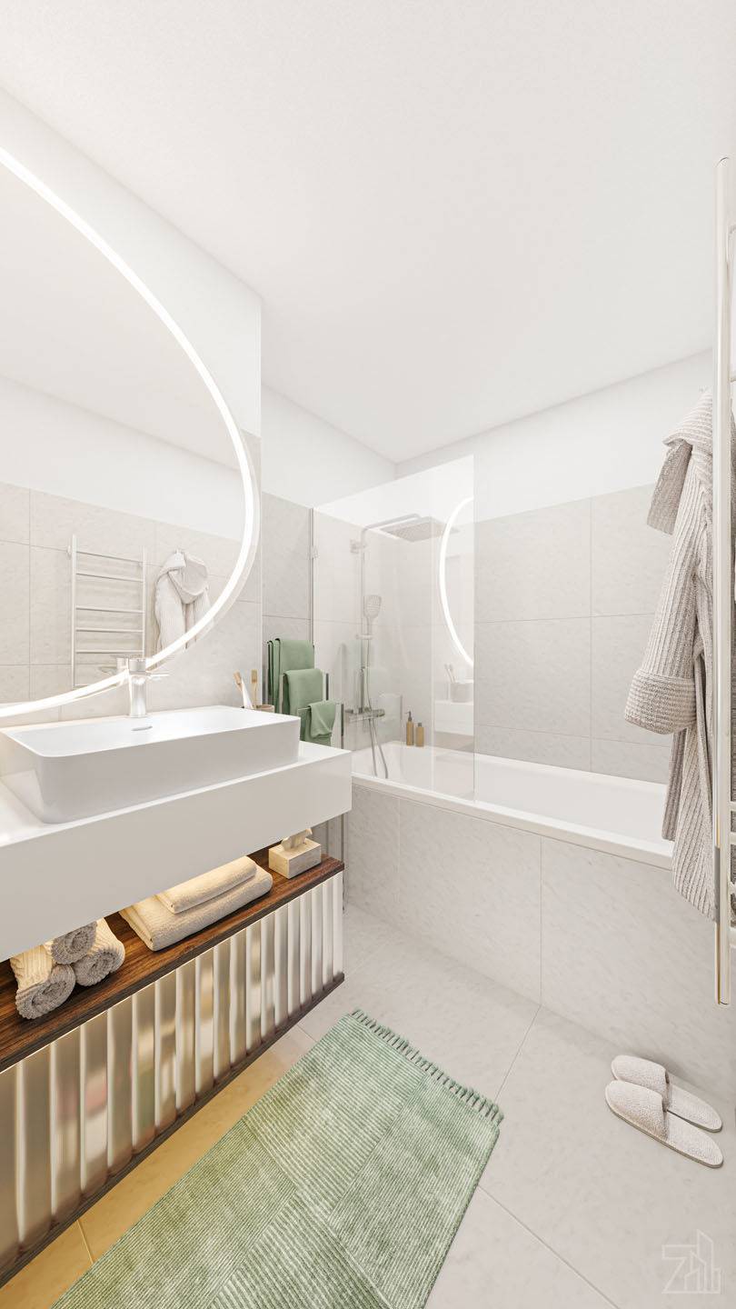 Attic apartment with terrace first occupancy