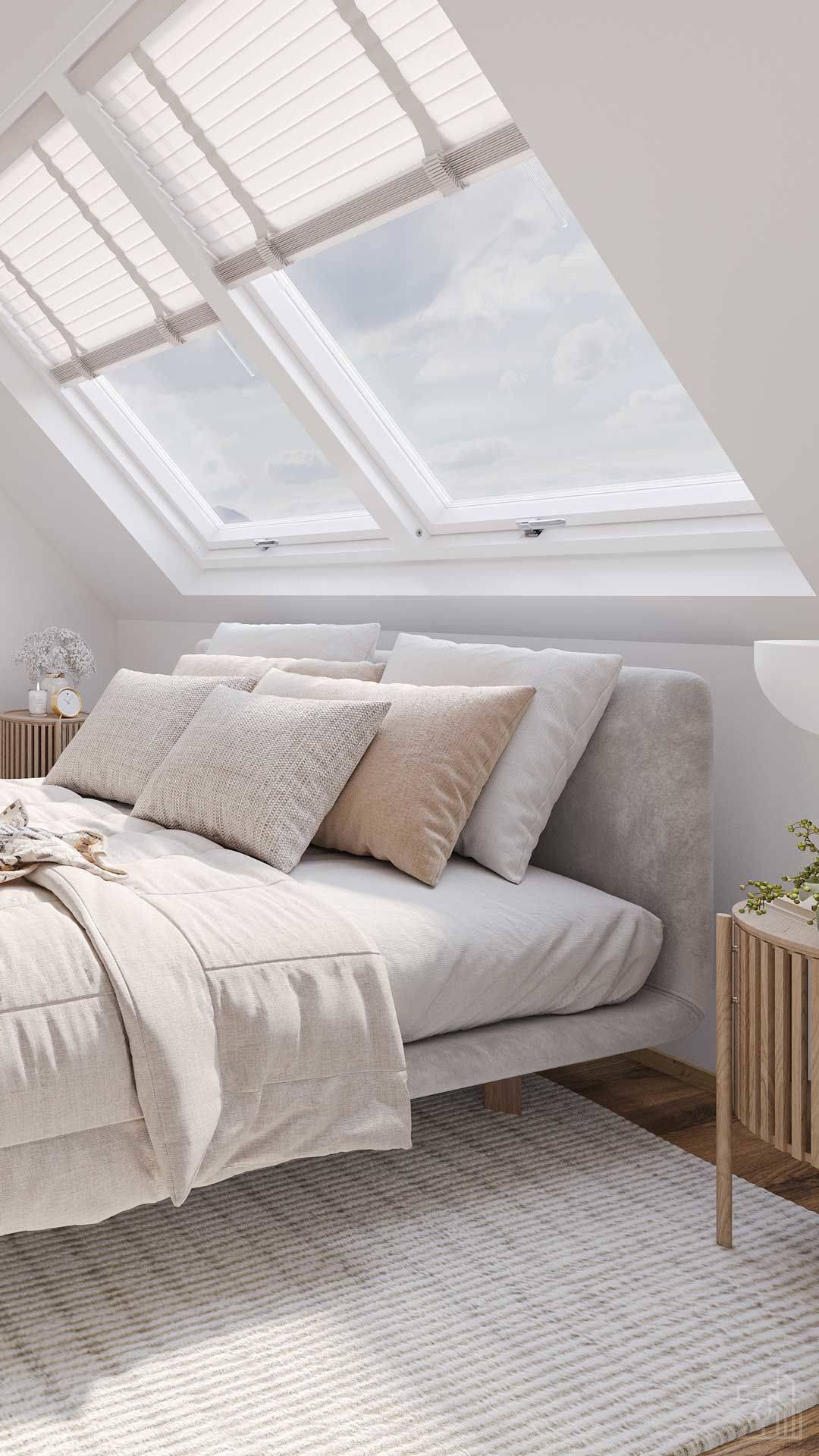 Attic apartment with terrace first occupancy