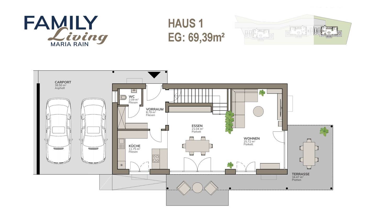 Family Living - Maria Rain - Exklusiver Wohntraum mit Fernblick
