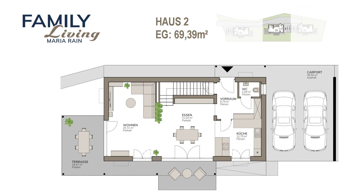 Family Living - Maria Rain - Exklusiver Wohntraum mit Fernblick