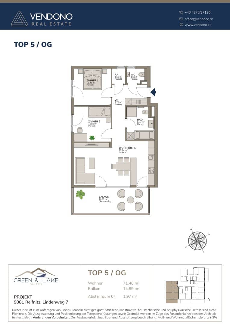 Green & Lake Suites - Reifnitz - Bezugsfertig