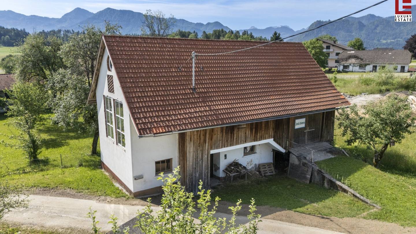Vielseitiger, preiswerter Multifunktions-Stadel nahe Hafner- und Klopeinersee