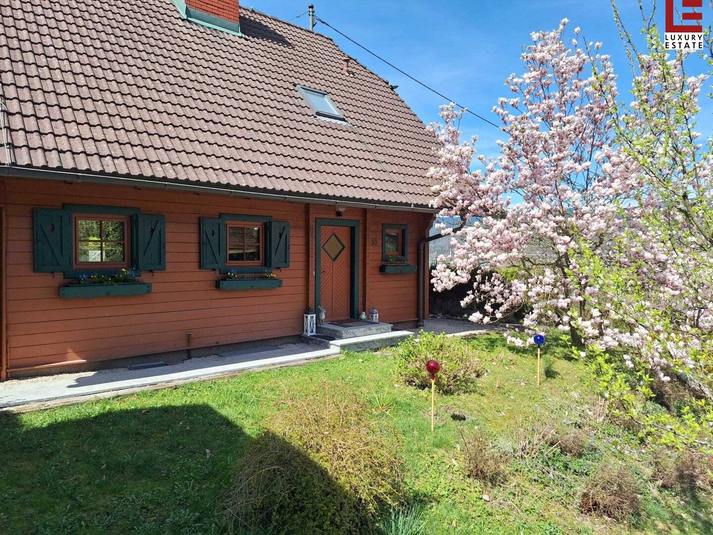 Schönes Griffnerhaus mit Wörtherseeblick in Ruhelage