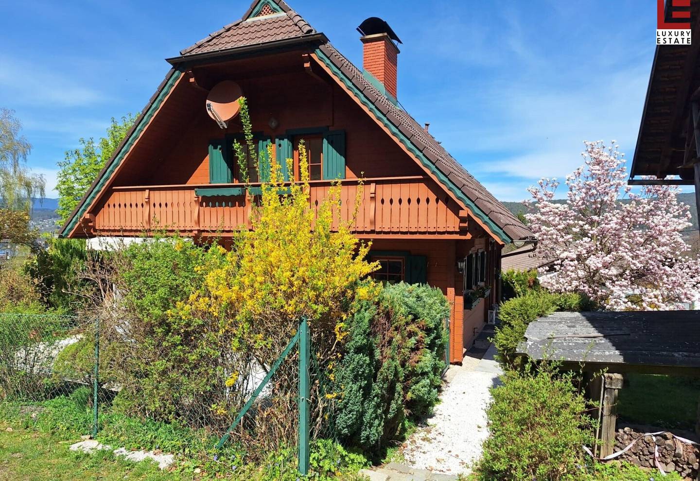 Schönes Griffnerhaus mit Wörtherseeblick in Ruhelage