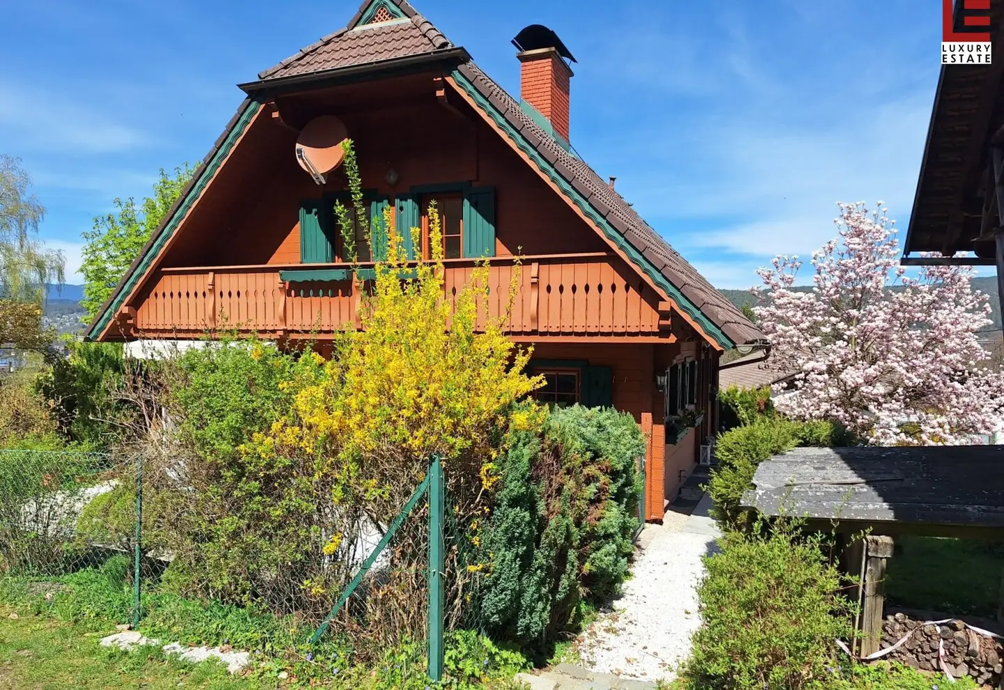 Schönes Griffnerhaus mit Wörtherseeblick in Ruhelage