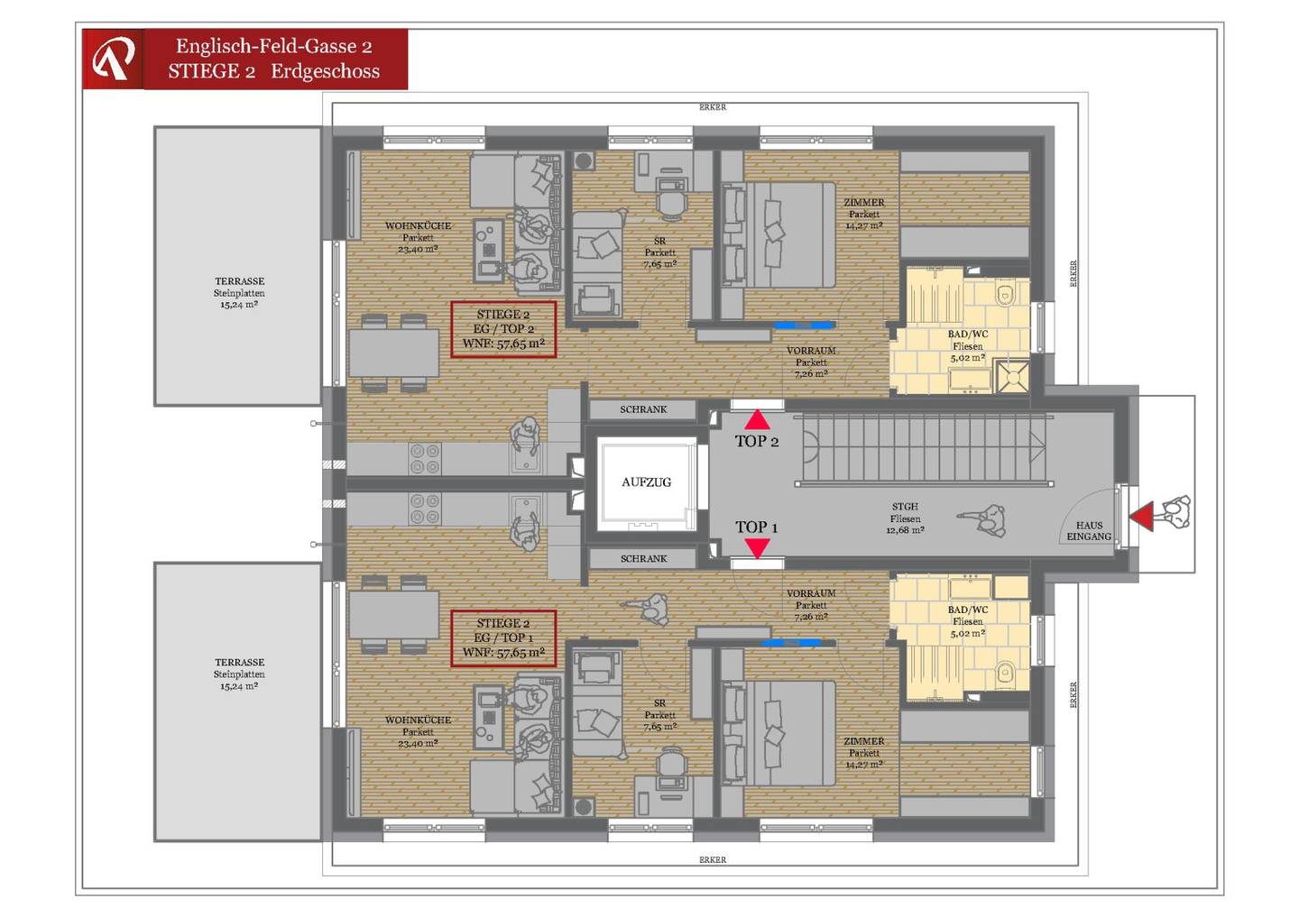 Stilvolle 3 Zimmer Gartenwohnung mit ländlichem Flair