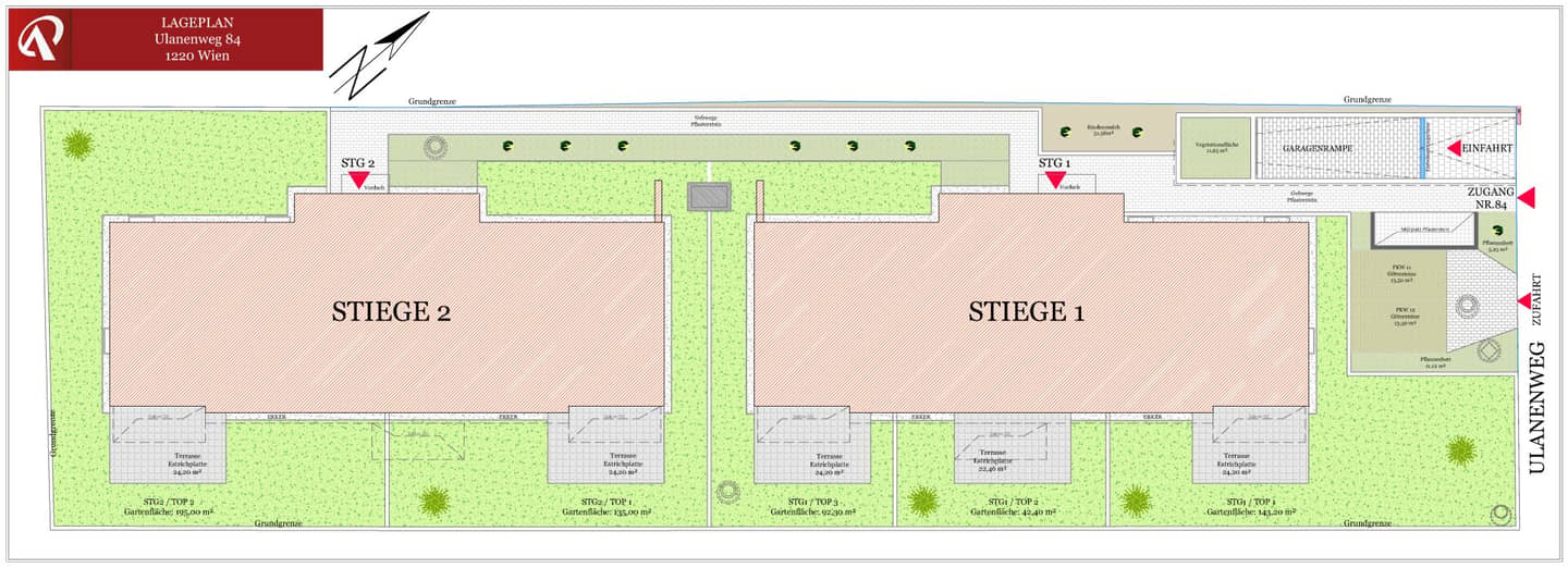 Nahe Mühlwasser & Donauinsel: Idyllische 2-Zimmer Gartenwohnung mit unverbautem Freiblick