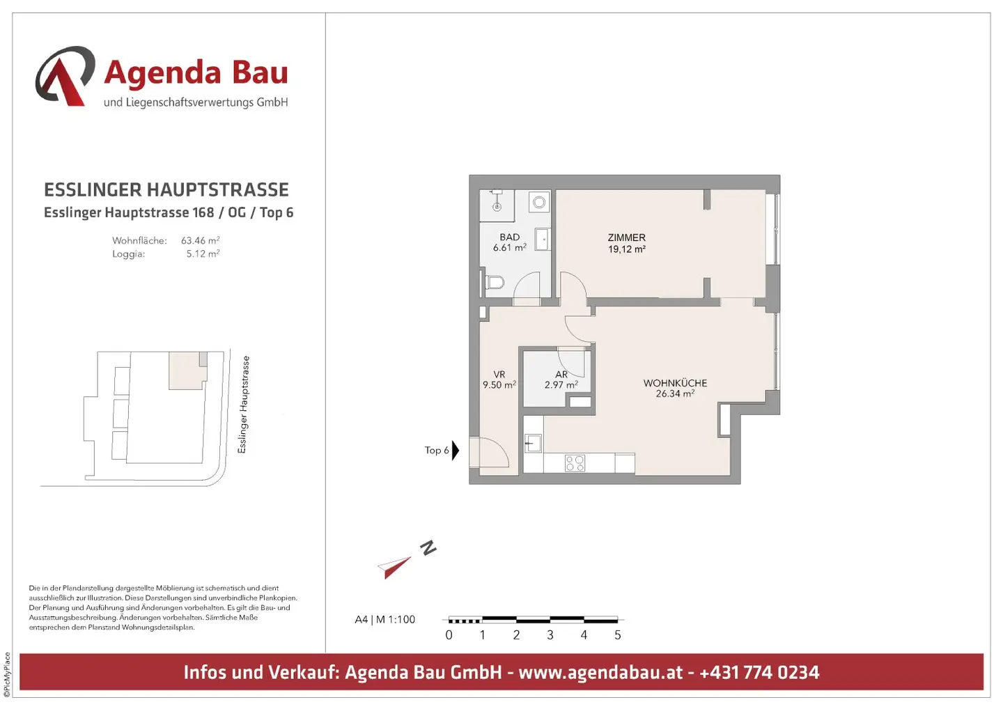 2-Zimmer Anlegerwohnung mit guter Raumgestaltung