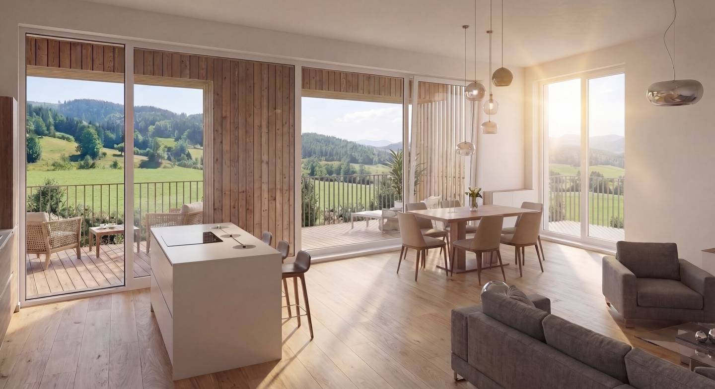 2-Zimmer-Wohnung mit 32 m² Terrasse in Velden am Wörthersee - Provisionsfrei